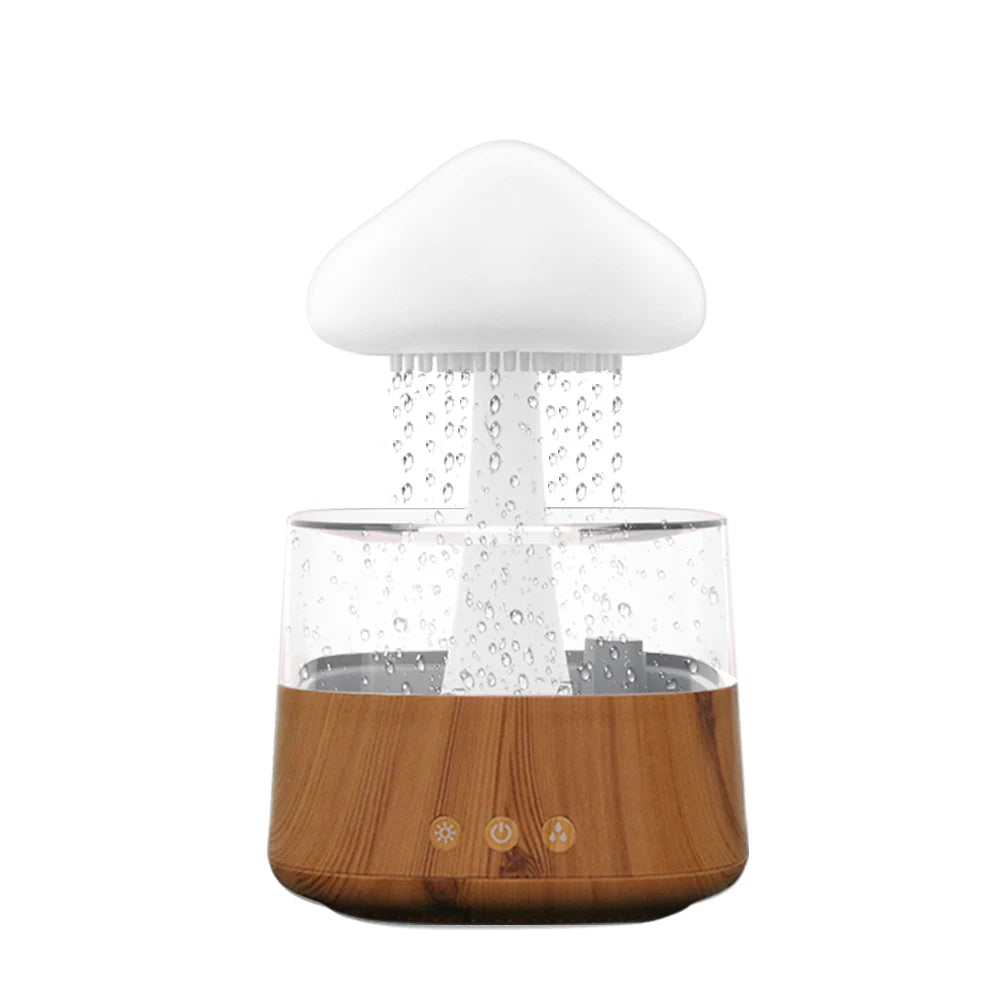  🌨️  CLOUDY PAZ 🌨️ Rain Diffuser Humidifier Raindrop Aromatherapy Ultrasonic Atomization Humidification Colorful Lamp